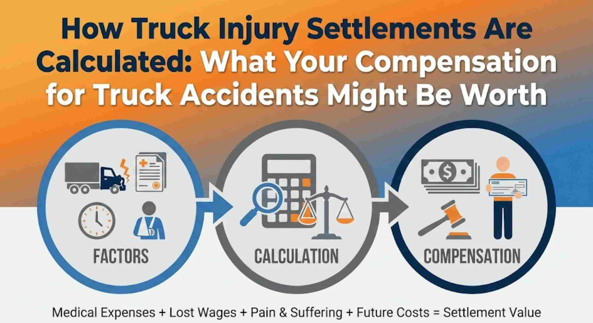 How Truck Injury Settlements Are Calculated: What Your Compensation for Truck Accidents Might Be Worth