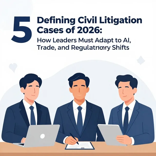 5 Defining Civil Litigation Cases of 2026: How Leaders Must Adapt to AI, Trade, and Regulatory Shifts