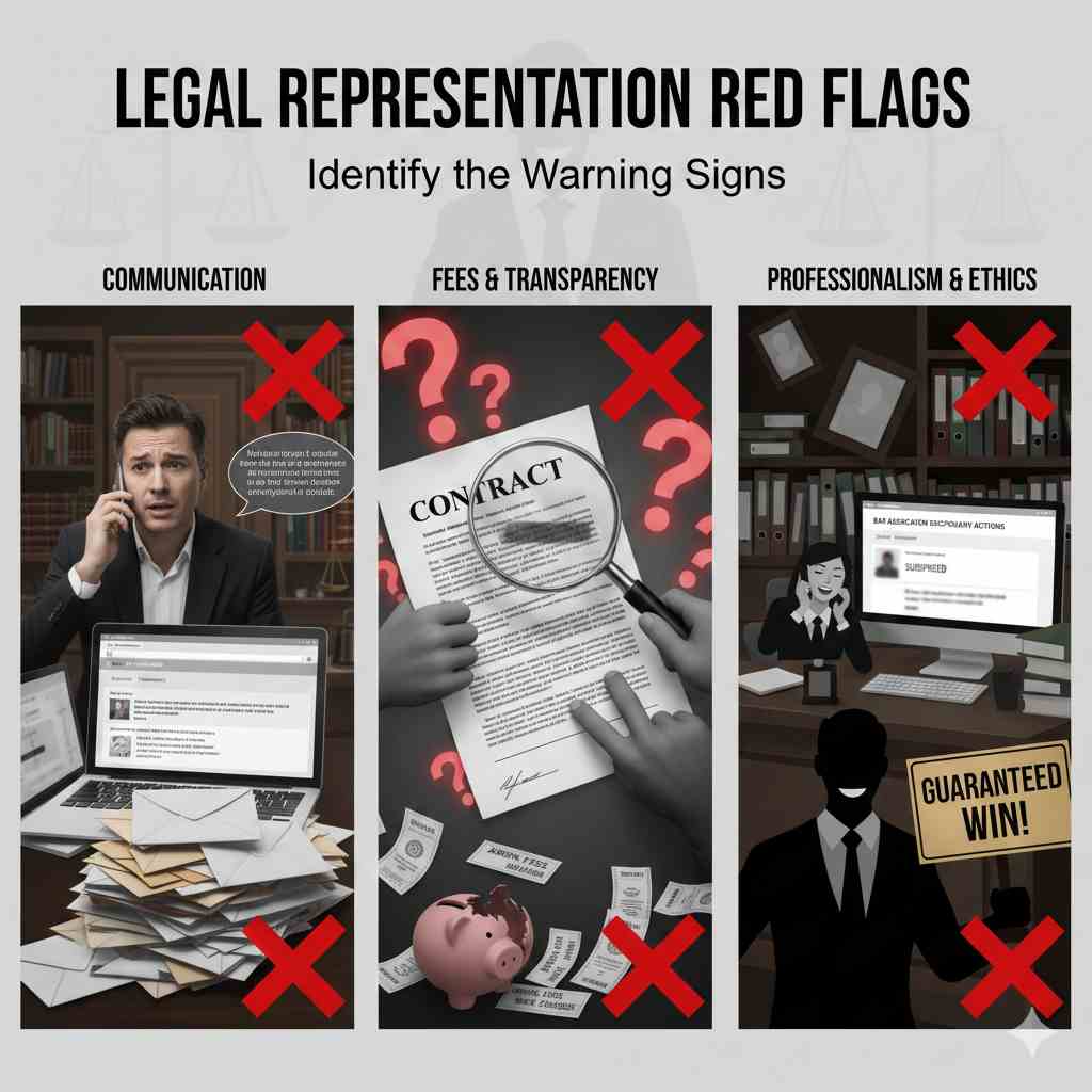 Hiring a Lawyer: Essential Red Flags to Watch For to Protect Your Legal Rights