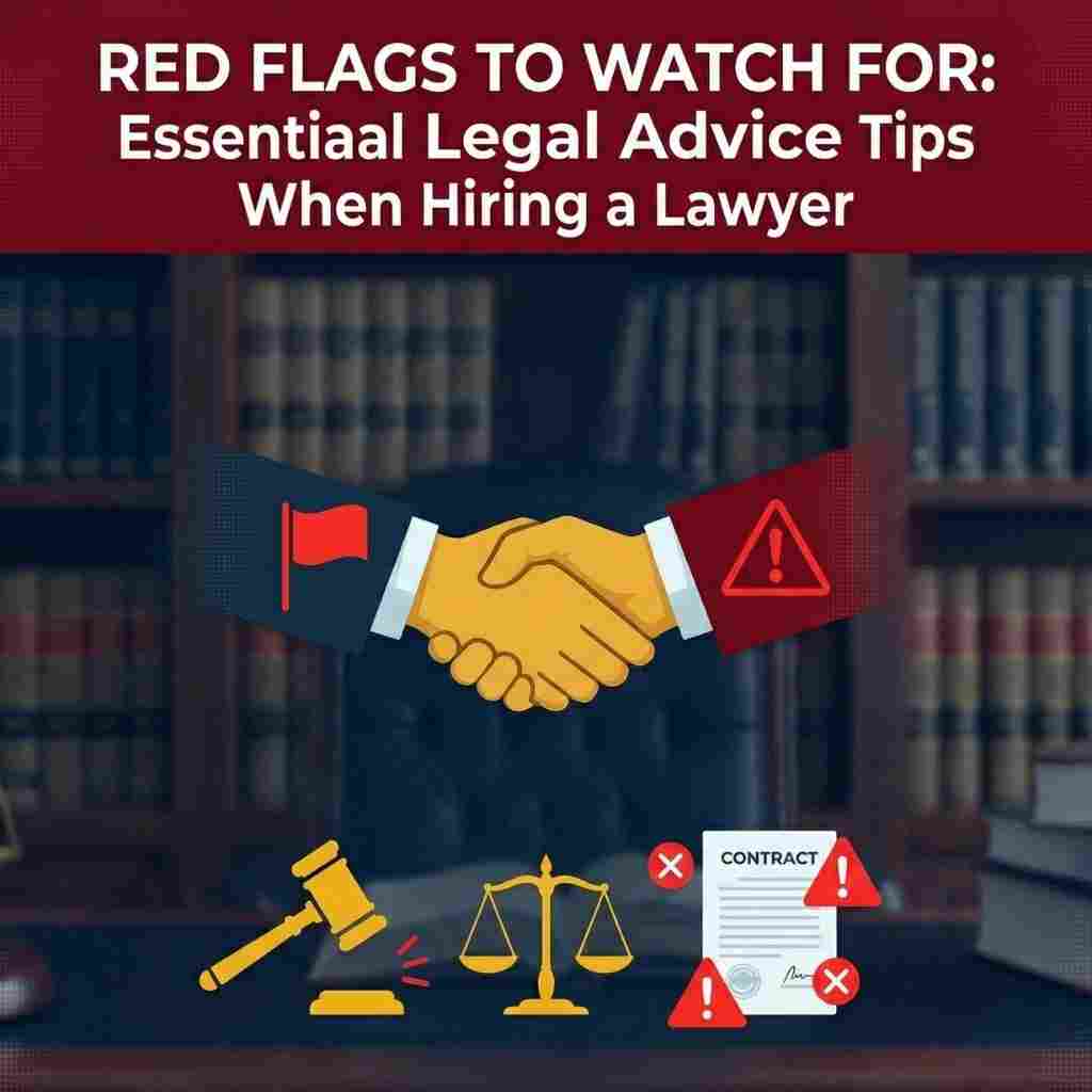 Red Flags to Watch For: Essential Legal Advice Tips When Hiring a Lawyer